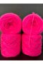 Neon Pink 2 Ply Wrap (Medium Thickness) Mohair Knitting Yarn 200Gr - 2