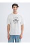 Rmz Gi̇yi̇m Farkiyla Zero Roba Collar Printed Combed Cotton Men's T-Shirt