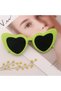 Heart-Shaped Bride Gender Party Gender Reveal Glasses Light Green Lime Green Bride-Henna-After Party - 2