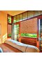 FFD Natural Reed Roll Up Shades Hand-Woven Bamboo Blinds for Indoor/Outdoor - Easy to Install 120cm - 7