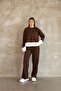 Modal Tracksuit Set with Piping Detail and Terry Cotton Garnish - 7