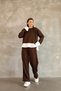 Modal Tracksuit Set with Piping Detail and Terry Cotton Garnish - 2