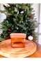Kaviera Amber 500 ml Wooden Lid Storage Container Set of 3 - Amber - 500 ml - 3