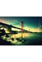 Cakasepetim Golden Gate Bridge Digital Art 255 Piece Puzzle Jigsaw Puzzle Mdf (Wood)