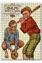 Cakasepetim Vintage Children Playing Baseball 500 Piece Puzzle Jigsaw Puzzle Mdf (Wood)