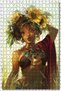 Cakasepetim African Beauty with Yellow and White Flowers in Her Hair 500 Piece Puzzle Jigsaw Mdf (Wood)