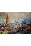 Cakasepetim Galata Tower's Artistic Visual 1000 Piece Puzzle Jigsaw Puzzle Mdf (Wood)