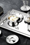 Rio 40 Piece 12 Person Tea Set - 18/10 Stainless Steel - 2