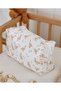 Muslin Baby Care Bag, Waterproof Inner Surface - Goose Pattern