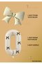 Cream Color Number Coffee-Colored Number Balloon with Bow Cream Color Bow Foil Balloon Retro Bow Set 9 Years Old - 2