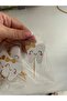 Teeth Wheat Themed White Girl Child Tooth Toothpick 8 Pieces - 2