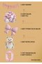 Pink Bow Set with Cream-Colored Ribbon Bear Ribbon Number Pink Bow Pink Color Number 4 Years Old - 2