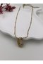Steel (C) Letter Balloon Necklace Antiallergic Letter Necklace C Letter Balloon Bubble Steel 45 cm Fmaccesories - 6