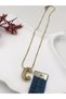 Steel (C) Letter Balloon Necklace Antiallergic Letter Necklace C Letter Balloon Bubble Steel 45 cm Fmaccesories - 9