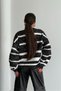 Oversize Crew Neck Textured Knit Sweater Aw25Kz0018 - 4