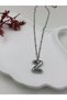 Steel (Z) Letter Balloon Necklace Antiallergic Letter Necklace Z Letter Balloon Bubble Steel 45 cm Fmaccesories
