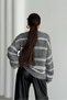 Oversize Crew Neck Textured Knit Sweater Aw25Kz0018 - 4