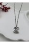 Steel (Z) Letter Balloon Necklace Antiallergic Letter Necklace Z Letter Balloon Bubble Steel 45 cm Fmaccesories - 3