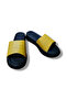 Women's Genuine Leather Knitted Single Strap High Sole Slippers - 6