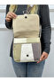 Genuine Leather, Large Size, Patchwork, Cross Strap Shoulder Bag 26*25*8 - 2