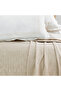 Home Pavia Chenille Bedspread Duvet Cover Set 7 Pieces-Beige - 5