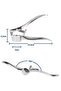 Garlic Crusher Stainless Steel Peel Grating Chopping Peeler Press Easy to Clean Tableware Apparatus - 2