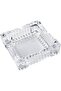 ECVV Square Glass Ashtray For Home Indoor And Outdoor Decorative Square Tabletop Ashtray For Cigars - 7