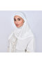 طرحة شيفون بربطة اغلاق - اوف وايت - 3