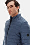 Ds Groom Slim Fit Blue Windproof Fiber Filled Inflatable Coat - 4