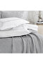 Home Pavia Chenille Bedspread Duvet Cover Set 7 Pieces-Grey - 4