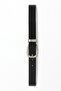 Norton Genuine Leather Men's Belt with Antique Silver Buckle - 2