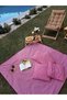 Sunset Table Picnic Cloth Tablecloth (160 X 160), Set of 4 Cushions (40 X 40) - 2