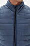 Ds Groom Slim Fit Blue Windproof Fiber Filled Inflatable Coat - 6