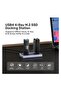 USB4 4-Bay M.2 SSD Docking Station Space Grey | S1243B - 4