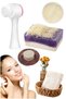 5-Pack Pumpkin Fiber Goat Milk Lavender Soap Natural Exfoliating Firming Revitalizing All Facial Care Set