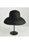 Big Eaves Straw Hat Female Summer Sunscreen Basin Hat Beach Vacation Sunhat Fisherman Hat - Black - 3