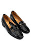 Women's Genuine Leather Black Comfort Shoes - 2