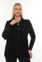 Steel Knit Buttoned Pocketed Knitwear Winter Thick Mother Knit Vest - 3