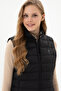 Women's Black Vest 50311989-Vr046 - 2