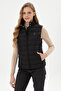 Women's Black Vest 50311989-Vr046