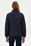 Women's Navy Blue Coat 50312005-VR033 - 5