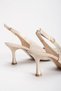 Siera Gold Stone Evening Shoes - 3