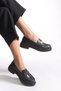 Women's Loafer 00121805 Black Skin - 2