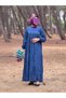 Ankanoor Floral Embroidered Denim Dress 145cm Anka251896 - 2