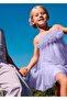 Abel&Lula Girls Summer Lilac Tulle Dress 5051