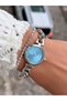 Steel Chain Cord 25 mm Minimal Case Women's Wristwatch 3 Atm Waterproof 2 Years Warranty - 3