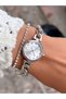 Steel Chain Cord 25 mm Minimal Case Women's Wristwatch 3 Atm Waterproof 2 Years Warranty - 3