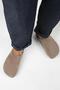 Ruzqahi Women's Leather Genuine Leather Flat Sabo Mink Slippers - 7