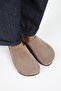 Ruzqahi Women's Leather Genuine Leather Flat Sabo Mink Slippers - 2