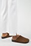 Ruzqahi Women's Leather Genuine Leather Flat Sabo Tan Slippers - 6